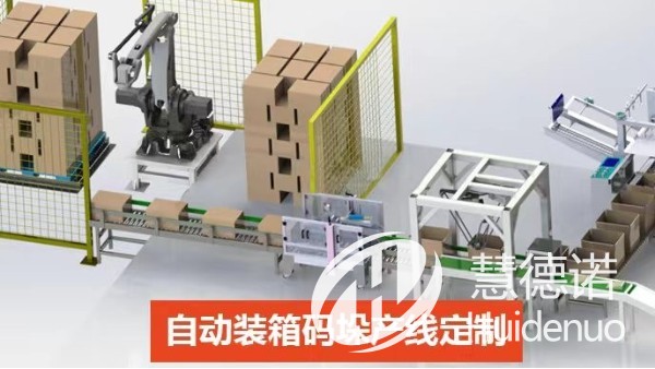 深圳自动化设备生产厂家：慧德诺科技为您提供优秀的工厂后道自动化装箱码垛解决方案